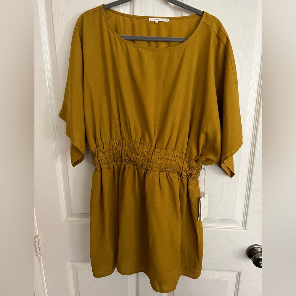 Tularosa Dress NWT in mustard color